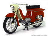 Jawa 50 type 21 red 1:18 Abrex diecast Scale Model Bike.
