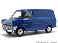 1965 Ford Transit MK I blue 1:18 KK Scale model van collectible.
