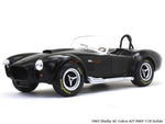 1965 Shelby AC Cobra 427 MKII matte black 1:18 Solido diecast Scale Model Car.