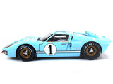 1966 Ford GT40 Mk II #1 Ken Miles Denny Hulme 1:18 Shelby Collectibles diecast scale model car.