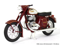 1966 Jawa 350 Automatic red 1:18 Abrex diecast Scale Model Bike.