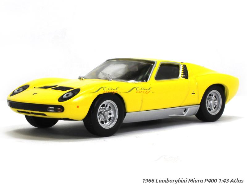 1966 Lamborghini Miura P400 1:43 Atlas diecast Scale Model Car | Scale ...