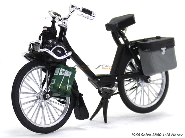 1966 Solex 3800 1:18 Norev diecast scale model bike.