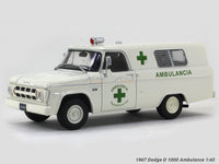 1967 Dodge D 1000 Ambulance 1:43 diecast Scale Model Car.