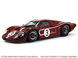 1967 Ford GT40 MK IV #3 1:18 Shelby Collectibles diecast scale model car.