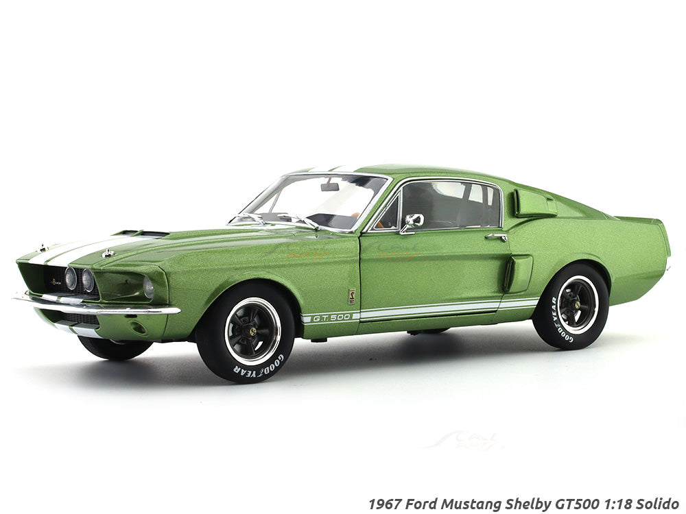 1967 Ford Mustang Shelby GT500 lime green 1:18 Solido diecast
