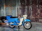 1967 Jawa Type 20 blue 1:18 Abrex diecast Scale Model Bike.