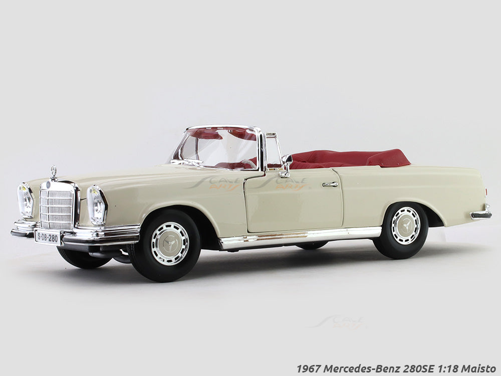 1967 Mercedes-Benz 280SE 1:18 Maisto diecast scale model car