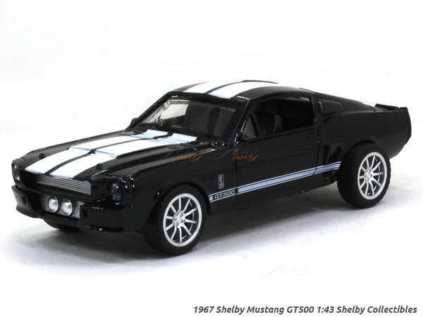1967 Shelby Mustang GT500 black 1:43 Shelby Collectibles diecast Scale Model Car