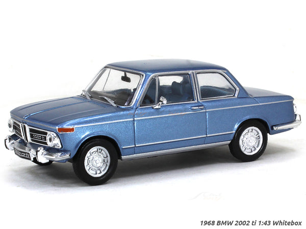 1968 BMW 2002 ti 1:43 Whitebox diecast Scale Model Car.