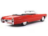 PreOrder : 1968 Cadillac DeVille Convertible red 1:18 KK Scale diecast model car.