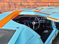 1968 Ford GT40 Gulf Winner LeMans 1:18 Solido diecast Scale Model car.