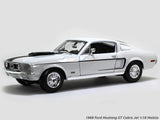 1968 Ford Mustang GT Cobra Jet white 1:18 Maisto diecast Scale Model car