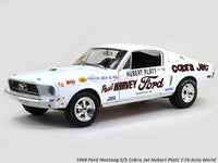 1968 Ford Mustang S/S Cobra Jet Hubart Platt 1:18 Auto World diecast scale model car.