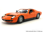 1968 Lamborghini Miura 1:18 Bburago diecast Scale Model car.