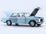 1968 Mercedes-Benz 200 W115 light blue 1:18 Norev diecast scale model car collectible