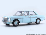 1968 Mercedes-Benz 200 W115 light blue 1:18 Norev diecast scale model car collectible
