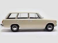 1968 Seat / Fiat 124 Familiare cream 1:18 Triple9 diecast scale model car collectible.