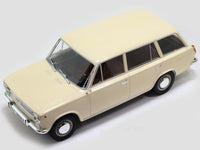 1968 Seat / Fiat 124 Familiare cream 1:18 Triple9 diecast scale model car collectible.