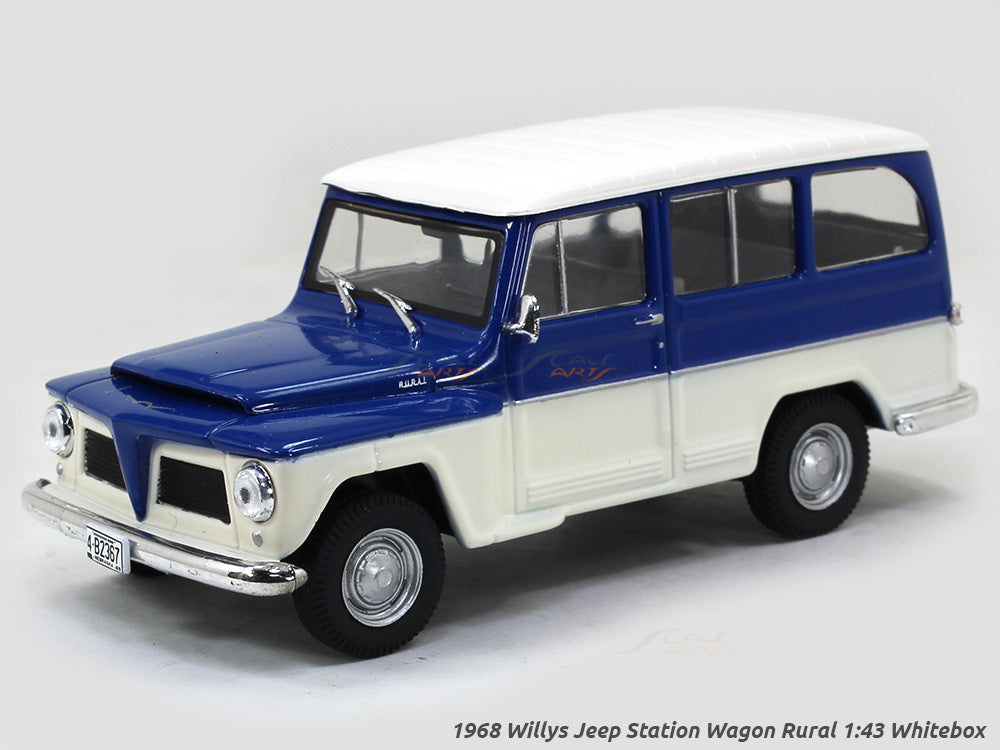 TinTin ミニカー　1/43 Jeep Station Wagon 1968 Willys Jeep Station Wagon Rural 1:43 Whitebox diecast Scale