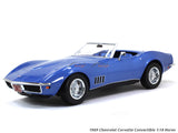 1969 Chevrolet Corvette Convertible 1:18 Norev scale diecast model hobby car.