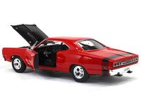 1969 Dodge Coronet SuperBee red 1:24 Motormax diecast scale model car.