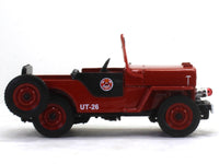 1969 Jeep Willys Fire dept 1:43 diecast Scale Model Car