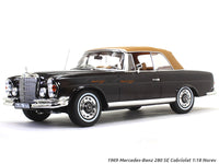 1969 Mercedes-Benz 280 SE Cabriolet 1:18 Norev diecast scale model car.