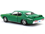 1969 Pontiac GTO Judge green 1:24 Motormax diecast scale model car.