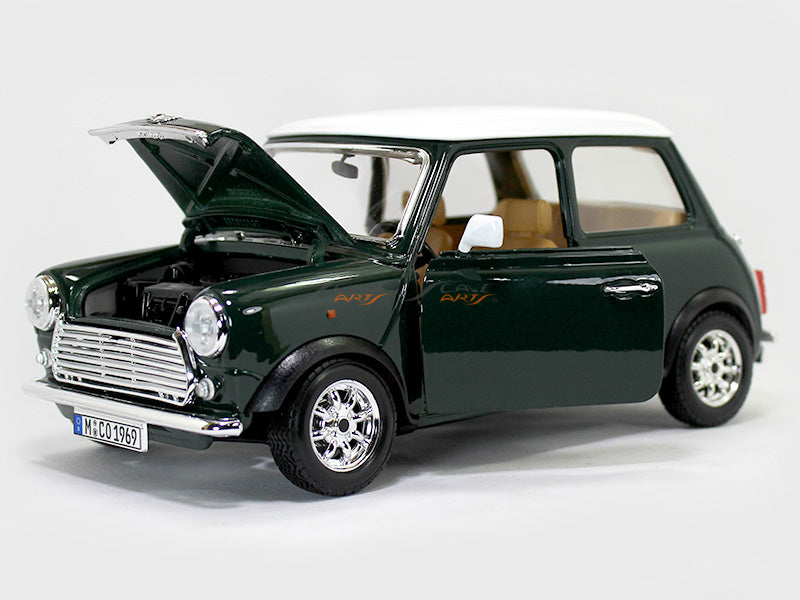 1969 Mini Cooper 1:18 Bburago diecast scale model car | Scale Arts