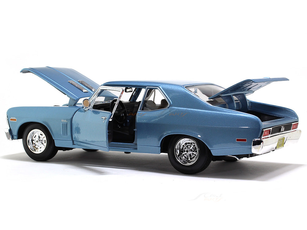 1970 Chevrolet Nova SS Coupe blue 1:18 Maisto diecast Scale Model