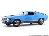 1970 Ford Mustang Mach 1 blue 1:18 Maisto diecast scale model car collectible