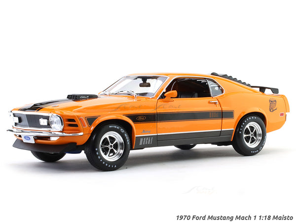 1970 Ford Mustang Mach 1 orange 1:18 Maisto diecast scale model car collectible