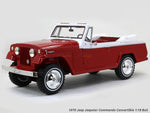 1970 Jeep Jeepster Commando Convertible 1:18 BoS scale model car.