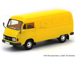 1970 Mercedes-Benz L 206D Box Van yellow 1:87 Brekina HO Scale Model Van.
