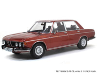 1971 BMW 3.0S E3 series 2 red 1:18 KK Scale diecast model car.