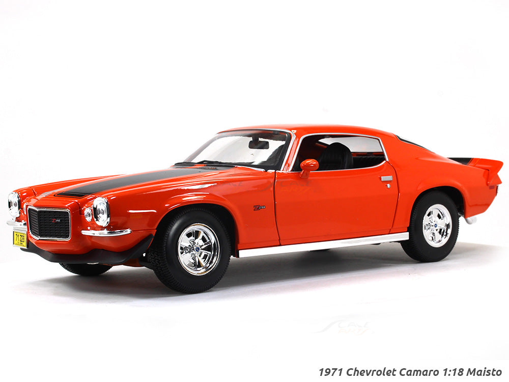 ミニカー Maisto 1/18 1971 Chevrolet Camaro 1971 Chevrolet Camaro 1:18 Maisto diecast Scale Model car | Scale