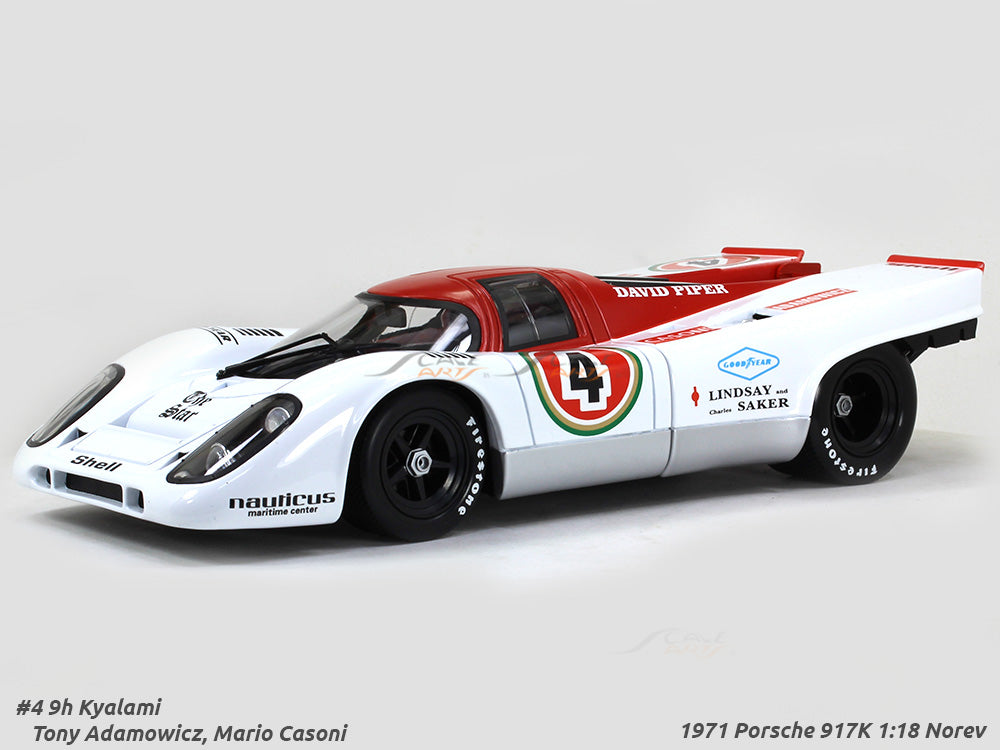 1971 Porsche 917K #4 1:18 Norev diecast scale model car | Scale