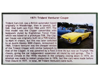 1971 Trident Venturer Coupe 1:43 Esval models scale model car.