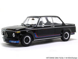 1973 BMW 2002 Turbo black 1:18 Minichamps diecast Models scale model car.