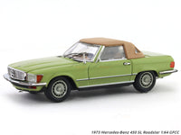 1973 Mercedes-Benz 450 SL Roadster smoke green 1:64 GFCC diecast scale miniature car.