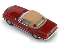 1973 Mercedes-Benz 450 SL Roadster red 1:64 GFCC diecast scale miniature car.