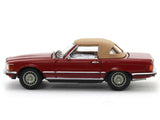 1973 Mercedes-Benz 450 SL Roadster red 1:64 GFCC diecast scale miniature car.