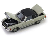 1973 Mercedes-Benz 450 SL Roadster smoke silver 1:64 GFCC diecast scale miniature car.