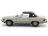 1973 Mercedes-Benz 450 SL Roadster smoke silver 1:64 GFCC diecast scale miniature car.