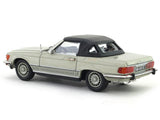 1973 Mercedes-Benz 450 SL Roadster smoke silver 1:64 GFCC diecast scale miniature car.