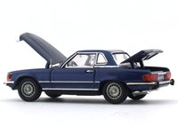1973 Mercedes-Benz 450SL Roadster blue 1:64 GFCC diecast scale model car