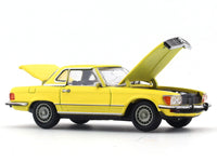 1973 Mercedes-Benz 450SL Roadster yellow 1:64 GFCC diecast scale model car