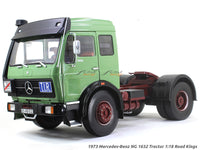 1973 Mercedes-Benz NG 1632 Tractor green 1:18 Road Kings diecast Scale Model Truck.