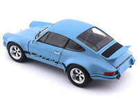 Solido 1:18 1973 Porsche 911 RSR blue diecast Scale Model collectible